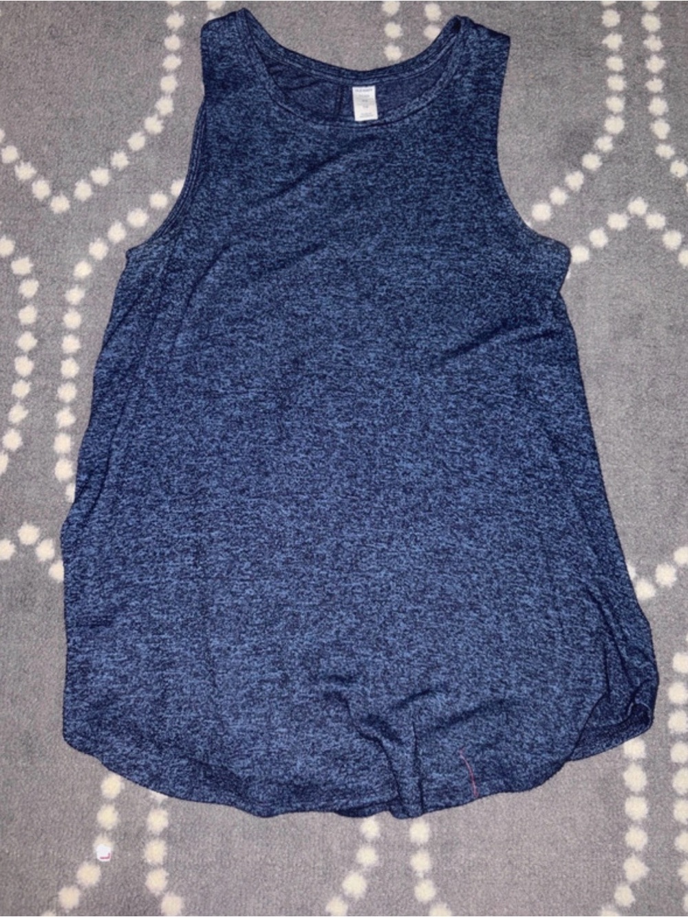 Old Navy Dark Heather Navy Sleeveless Tank Top
